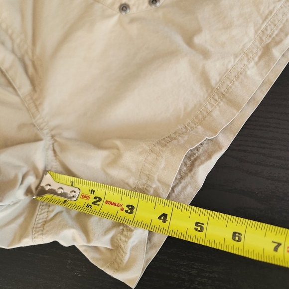 Columbia Beige Mid Rise Hiking Shorts Activewear Summer Travel Cotton Plus 14 - Picture 11 of 12